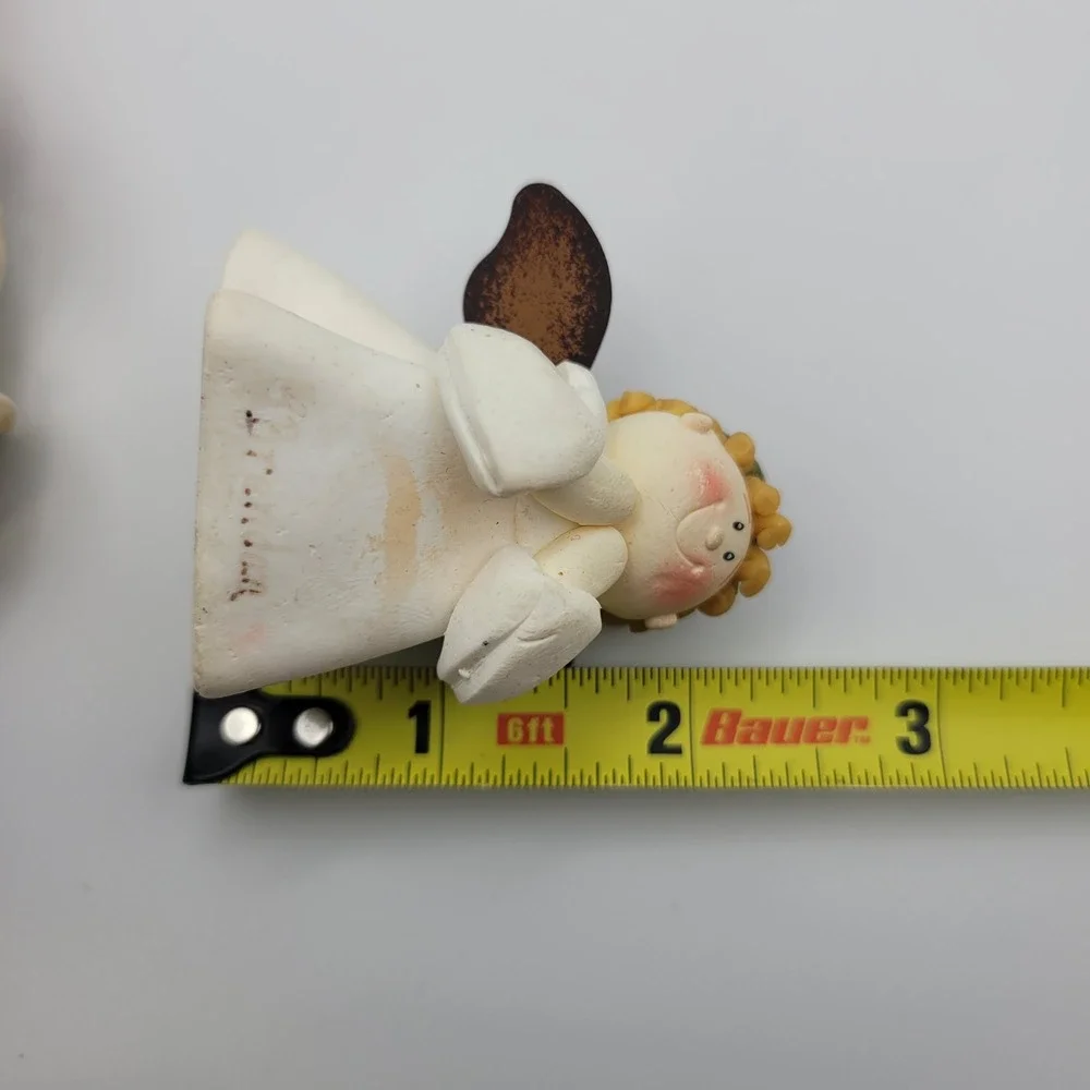 Small Nativity Shepherd‎ Angel Lamb Figurines Christmas Decor Set Replacement Pc